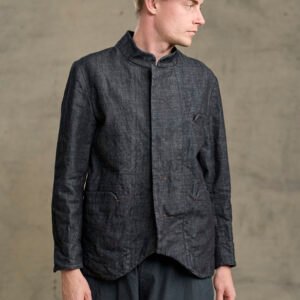 Chinwest Jacket - Washed Black Denim